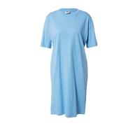 Urban Classics Organic Oversized Slit Short Sleeve Short Dress Blu XS Donna