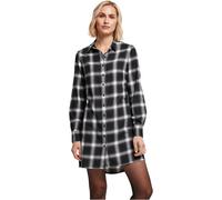 Urban Classics Abito Camicia In Cotone A Quadri Per Donne Con Bottoni