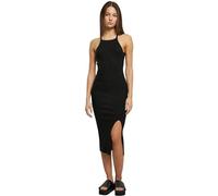 Urban Classics Abito da Donna a Costine Incrociate Vestito, Nero, M