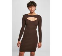 Urban Classics Ladies Cut Out Dress Brown Taglia: XS | Outlet | Donna | Marrone