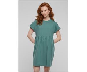 Urban Classics Abito da donna biologico con mantovana impero L Verde