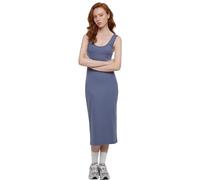 Urban Classics Abito da Donna con Costine Vestito, Blu Vintage