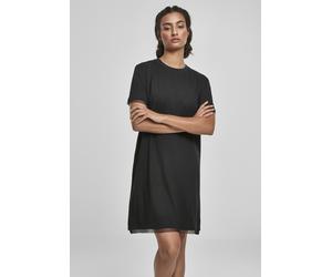 Urban Classics Abito da donna con orlo in pizzo nero L Nero