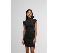 Urban Classics Abito da donna, corto Donna Short Cotton Jersey Dress TB7179 XS Nero