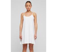 Urban Classics Abito da donna Donna Stretch Jersey Hanger Dress TB6877 S Bianco