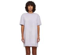 Urban Classics Abito da Donna Oversize a Righe, Abito Corto da Donna, Nero/Bianco Basics, Bianco/Dustylilac, XL