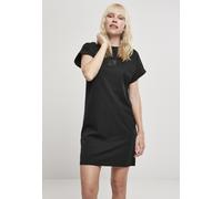 Urban Classics Abito da donna Taglio donna On Manica stampata Tee Dress Nero/Nero 5XL Nero