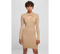 Urban Classics Ladies Cut Out Dress Unionbeige Taglia: L | Outlet | Donna |