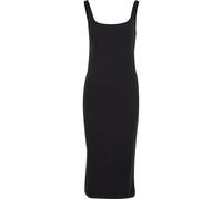 Urban Classics Ladies Basic Long Cotton Jersey Dress Donna Abito Media Lunghezza Nero S