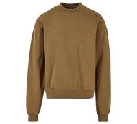 Urban Classics Acid Washed Crew Maglia di Tuta, Summerolive, XXXL Uomo