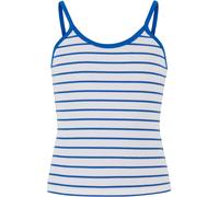Urban Classics Bambine Top basic a righe UCK7457 146/152 Bianco