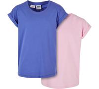 Urban Classics Bambini Ragazze Organico Lunga Spalla Té 2-Pack T-Shirt