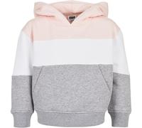 Urban Classics Bambini Ragazze Oversize 3-Tone Giacca con Cappuccio Felpa