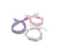 Urban Classics Multicolor Bandana 3-Pack, Viola/Bianco/Rosa, Taglia Unica (Pacco da 3) Unisex-Adulto