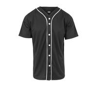 Urban Classics Baseball Mesh Jersey T-Shirt Uomo, Mehrfarbig (blk/wht 50) XX-Large
