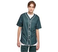 Urban Classics Baseball Mesh Jersey, T-shirt Uomo, Verde (Bottlegreen/White), M
