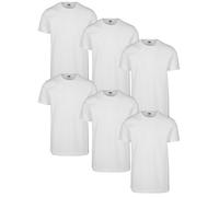 Urban Classics Basic 6-Pack Uomo T-Shirt Figurnah 100% Cotone Girocollo