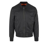 Urban Classics Basic Bomber Jacket, Giacca Uomo, Nero, 5XL