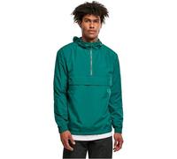 Urban Classics Basic Pull Over Jacket Giacca da Pioggia con Cappuccio, greenlancer, XL Uomini