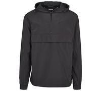 Urban Classics Basic Pull Over Jacket, Giacca da Pioggia con Cappuccio Uomo, Nero, 5XL