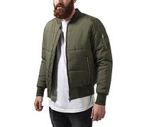 Urban Classics Basic Quilt Bomber Jacket Giacca, Verde (Olive 176), L Uomo
