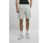 Urban Classics Basic Seersucker Sweat Shorts Verde L Uomo