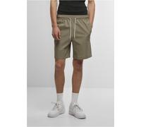 Urban Classics Basic Seersucker Sweat Shorts Verde M Uomo
