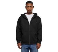 Urban Classics Basic Terry Zip Hoody Maglione Cardigan, Nero, XXL Uomo