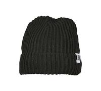 Urban Classics Riciclato Filato Fisherman Beanie Berretto, Nero, Etichettalia Unica Unisex-Adulto
