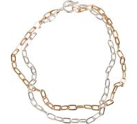 Urban Classics Bicolore Layering Collana a Maglie Collana ad Ancora
