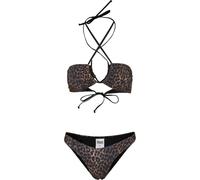 Urban Classics Bikini broccato / nero Donna - Abbigliamento - Moda mare - Bikini - Completi bikini - Coppe grandi Urban Classics L