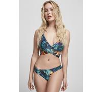 Urban Classics Bikini da donna Bikini da donna modello drappeggiato Vriesea nero XL Multicolore