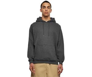 Urban Classics Blank Hoodie Uomo Felpa con Cappuccio Grigio Scuro Regular