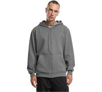 Urban Classics Cozy Zip Hoody - Felpa con Cappuccio da Uomo, vestibilità Larga, Taglie XS-5XL, Grigio Cloud, S