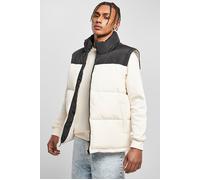 Urban Classics Block Puffer Vest Black/whitesand Taglia: L | Giacche senza maniche Outlet | Uomo | Nero