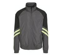 Urban Classics Jacke Block Sport Track Jacket Maglione Cardigan, Nero, L Uomo