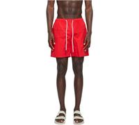 Urban Classics Block Swim Shorts Bermuda, Cityred, S Uomo