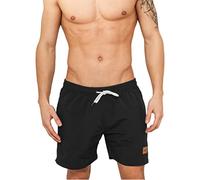 Urban Classics Block Swim Shorts, Pantaloncini da Bagno, Uomo, Blk/Blk, 5XL