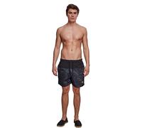 Urban Classics Block Swim Shorts, Pantaloncini da Bagno, Uomo, Blk/Darkcamo, 4XL