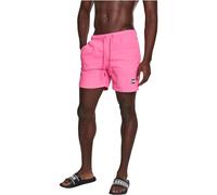 Urban Classics Pantaloncini da bagno Block Neonrosa XS Rosa