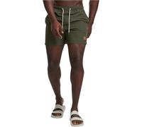Urban Classics Pantaloncini da bagno 'Block Swim' cachi, Taglia XS