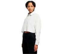 Urban Classics Ladies Cropped Oversized Blouse Donna T-Shirt Nero