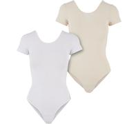Urban Classics Body 2-Pack da donna in tessuto organico elasticizzatorsTB6170A White-XL XL Bianco