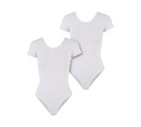 Urban Classics Donna Biologica Stretch Jersey Body 2-Pack TB6170A XXL Bianco