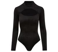 Urban Classics Body dolcevita da donna in velluto cut-out M Nero
