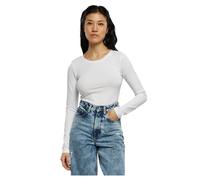 Body donna a maniche lunghe Urban Classics Stretch Jersey Blanc XS
