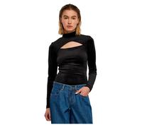 Urban Classics Body dolcevita da donna in velluto cut-out M Nero