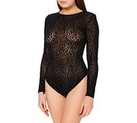 Urban Classics Body da donna Flock Lace Nero S
