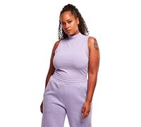 URBAN CLASSICS Body Donna a Lupetto con Collo Alto e Maniche Lunghe, Dolcevita Smanicato in Jersey Elasticizzato, Anche Taglie Extra-Large XS - 5XL