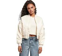 Bomber da donna Urban Classics oversized satin Blanc M